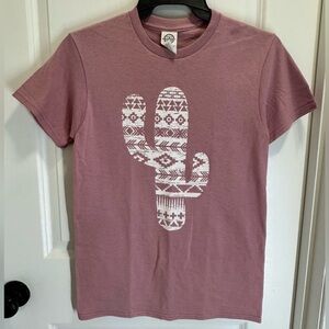 Pink Graphic Cactus T-Shirt unisex fit